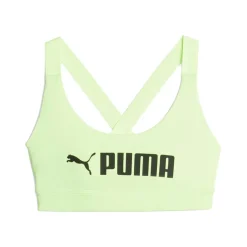 Puma Fit sport bh dames speed green Puma black