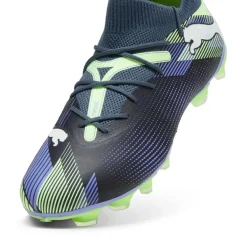 Puma FUTURE 7 MATCH FG AG voetbalschoenen heren grey skies puma white fizzy apple