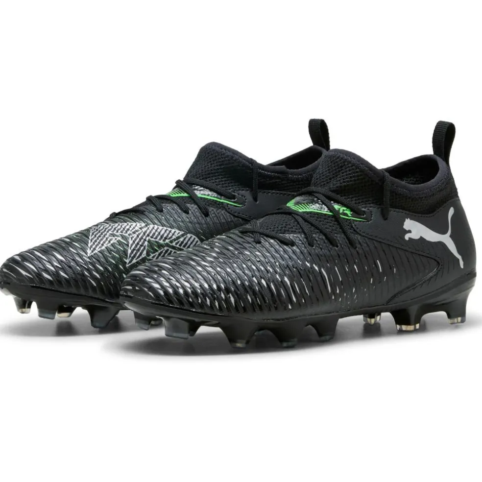 Puma FUTURE 8 MATCH FG AG voetbalschoenen junior PUMA black cool light grey fluo green