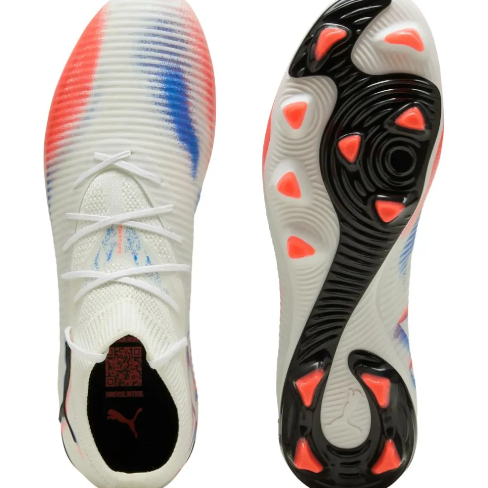 Puma Future 8 Pro FG - AG voetbalschoenen PUMA white PUMA black glowing red