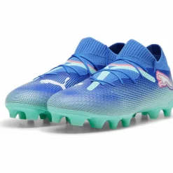 Puma FUTURE 7 PRO FG AG voetbalschoenen heren bluemazing PUMA white electric peppermint