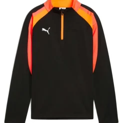 Puma IndividualLIGA 1/4 Zip trainingsshirt junior PUMA black heat fire