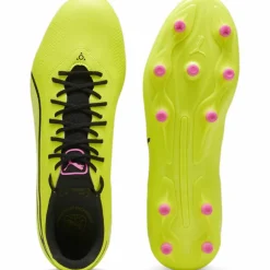 Puma KING PRO FG AG voetbalschoenen heren electric lime puma black poison pink