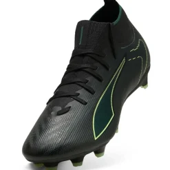 Puma Ultra 6 Match+ FG - AG voetbalschoenen PUMA black fizzy light green terrain
