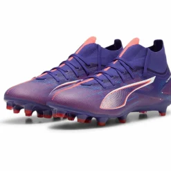 Puma ULTRA 5 MATCH+ FG AG voetbalschoenen heren lapis lazuli PUMA white sunset glow