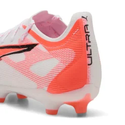 Puma ULTRA 5 PRO FG AG voetbalschoenen heren PUMA white PUMA black glowing red