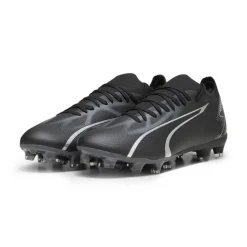 Puma Ultra Match FG AG voetbalschoenen heren black asphalt