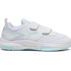 Puma Varion II indoorschoenen junior Puma white light aqua