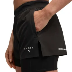 Puma x HYROX 2 in 1 short dames puma black