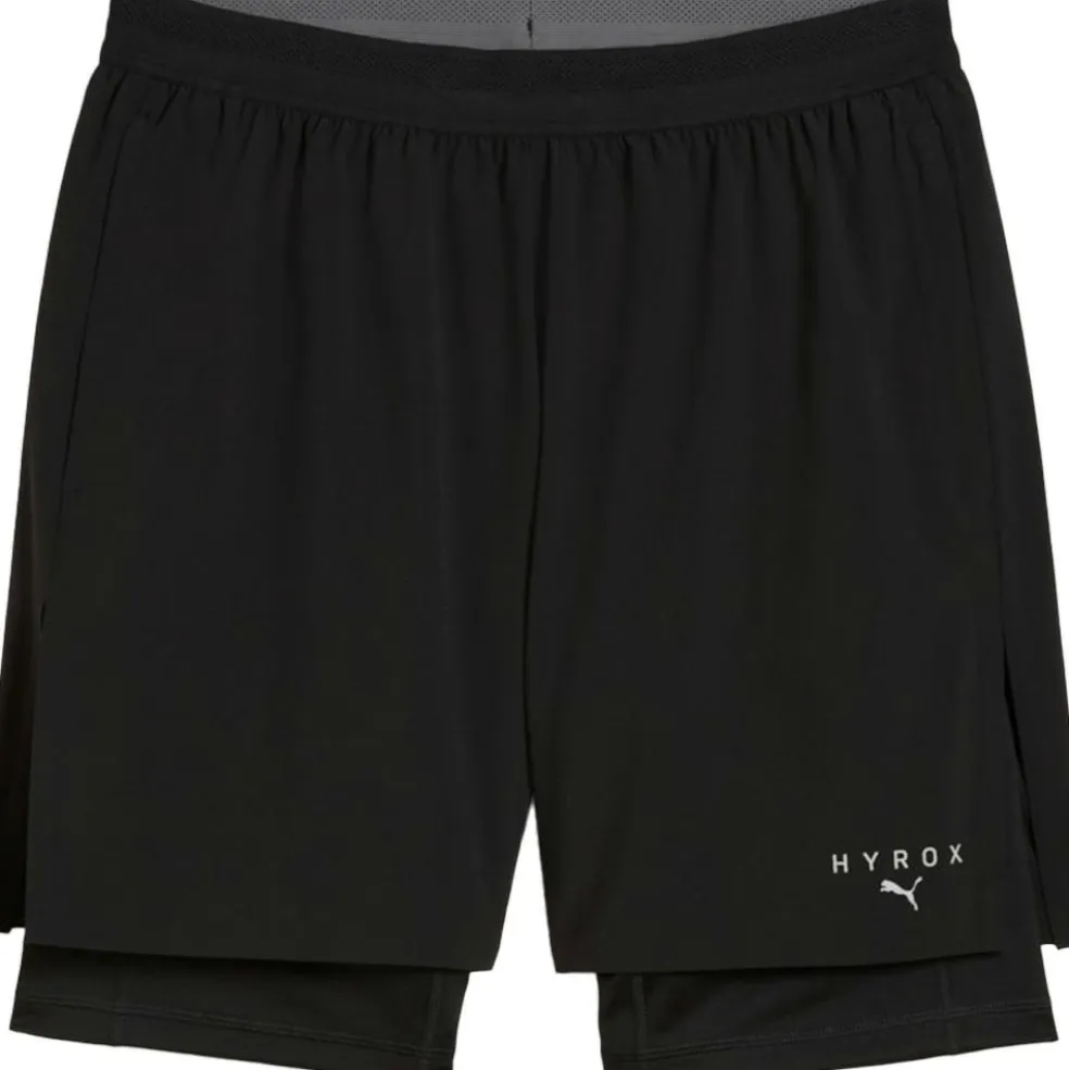 Puma x HYROX 2 in 1 short heren puma black