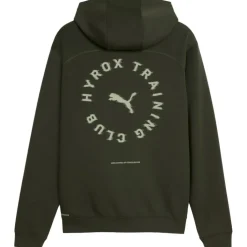 Puma x HYROX CLOUDSPUN hoodie heren dark olive