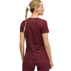 Puma x HYROX shirt dames ruby shimmer