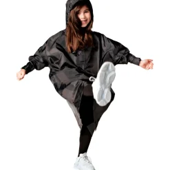 Rainkiss Back To Black regenponcho junior black