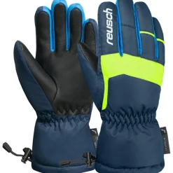 Reusch Charlie R-TEX XT handschoenen junior black dress blue saf yellow