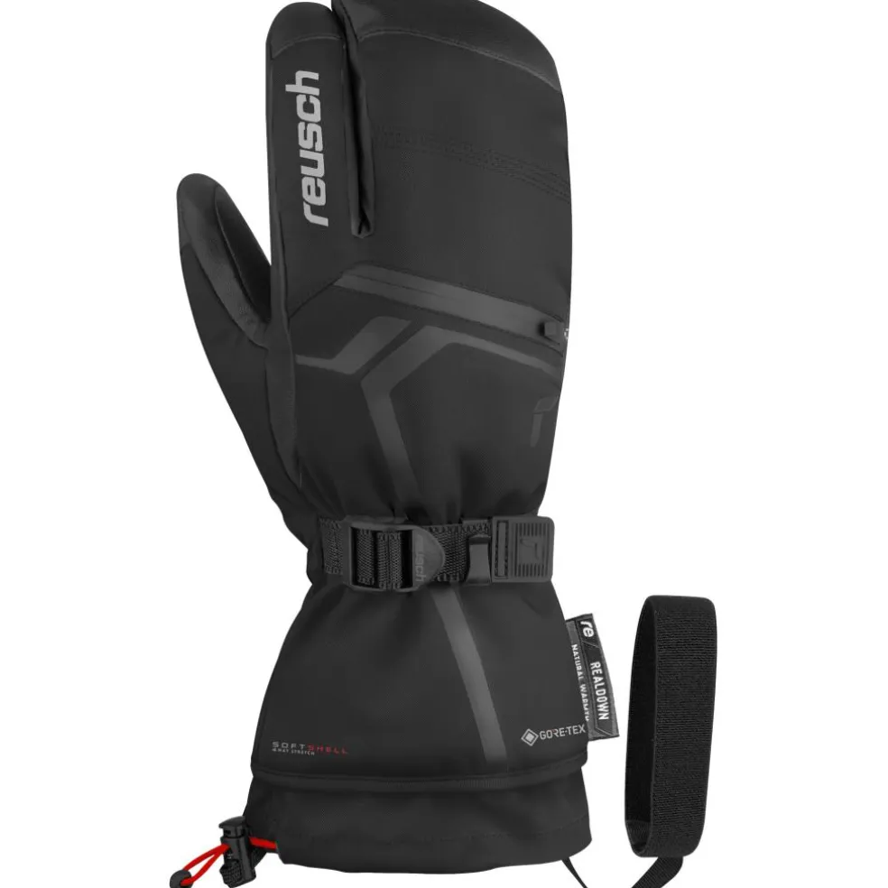 Reusch Down Spirit GORE-TEX Lobster handschoenen heren black silver