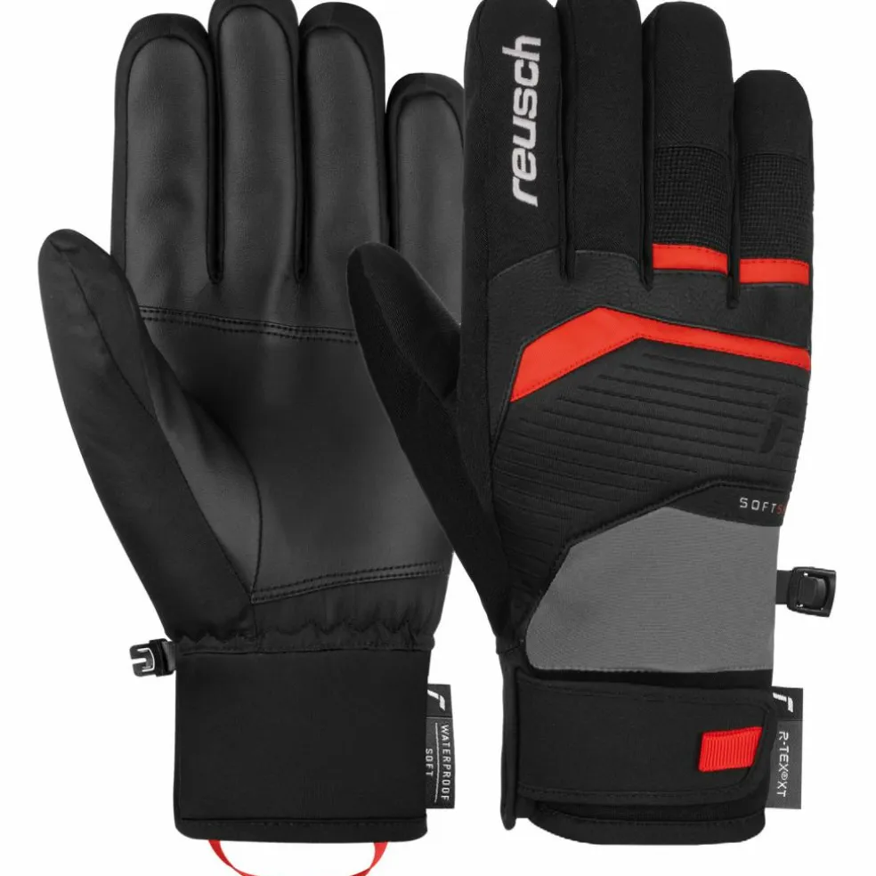 Reusch Venom R-TEX XT handschoenen heren steel gray fire red