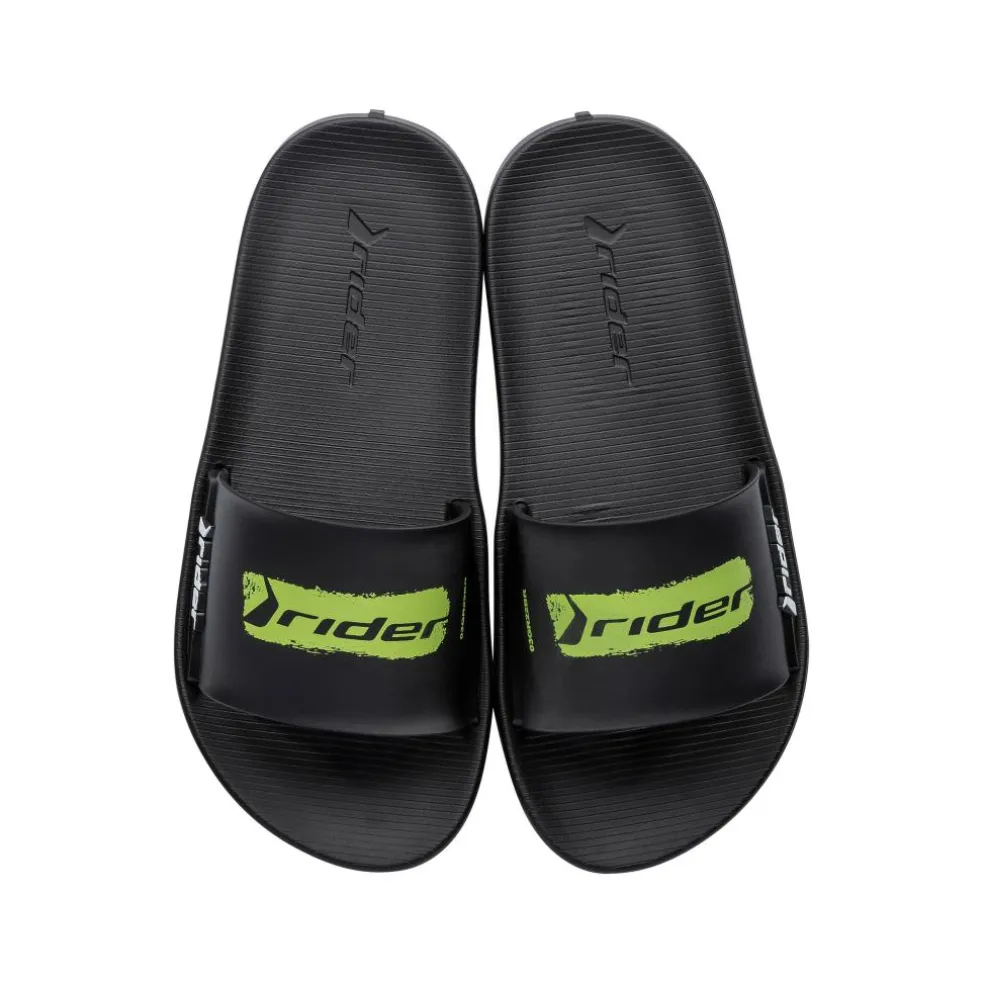 Rider Speed Kids slippers junior black green