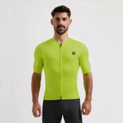 Rogelli Distance fietsshirt heren lime