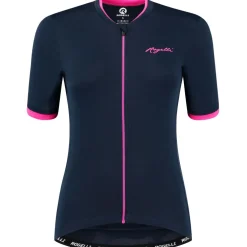 Rogelli Essential fietsshirt dames blauw roze