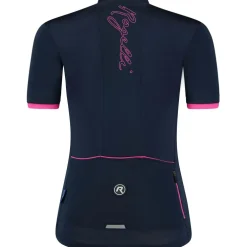 Rogelli Essential fietsshirt dames blauw roze
