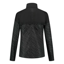 Rogelli Essential Hi Vis hardloopjack dames zwart  reflection