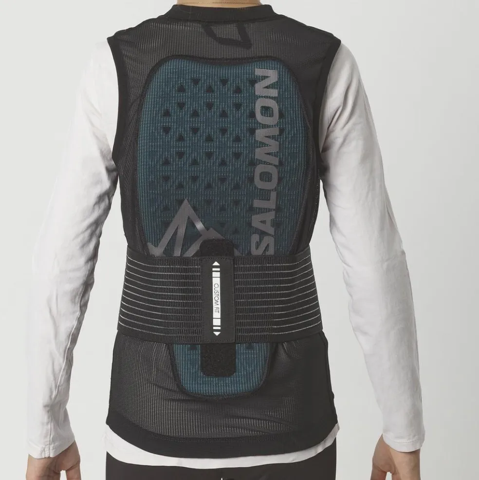 Salomon Flexcell Pro Vest rugbeschermer junior black