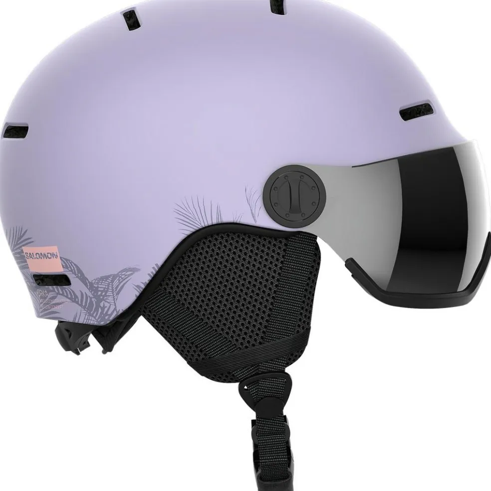 Salomon Orka Visor skihelm junior evening haze