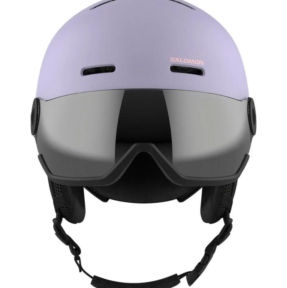 Salomon Orka Visor skihelm junior evening haze