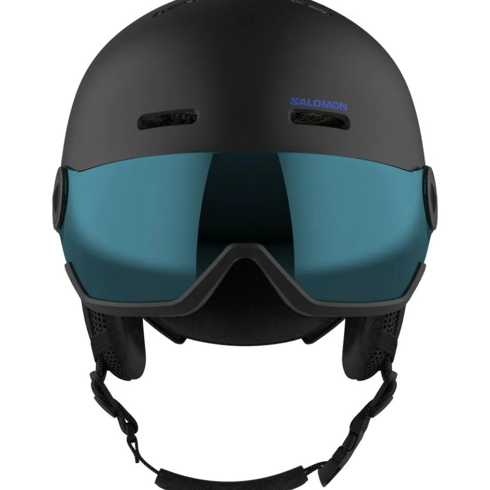 Salomon Orka Visor skihelm junior black