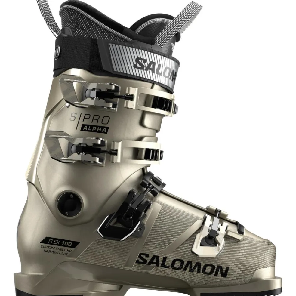 Salomon S/Pro Alpha 100 skischoenen dames light bronze black