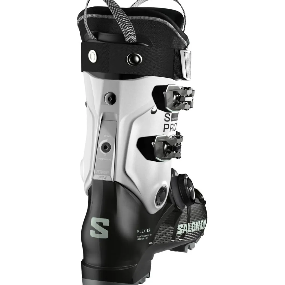 Salomon S/Pro Supra BOA X95 MV skischoenen dames black silver metallic