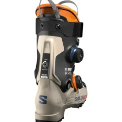 Salomon S/Pro Supra Dual BOA 120 skischoenen heren humus black orange tiger