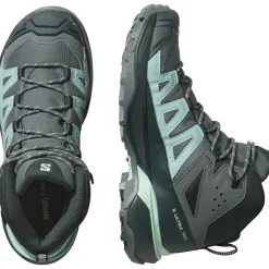 Salomon X ULTRA 360 GORE-TEX wandelschoenen dames turbulence carbon tourmaline