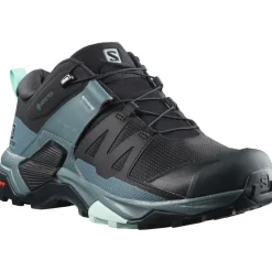 Salomon X Ultra 4 GTX wandelschoenen dames black stormy weather opal blue