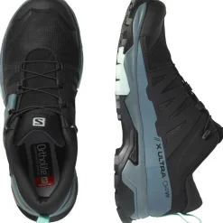 Salomon X Ultra 4 GTX wandelschoenen dames black stormy weather opal blue