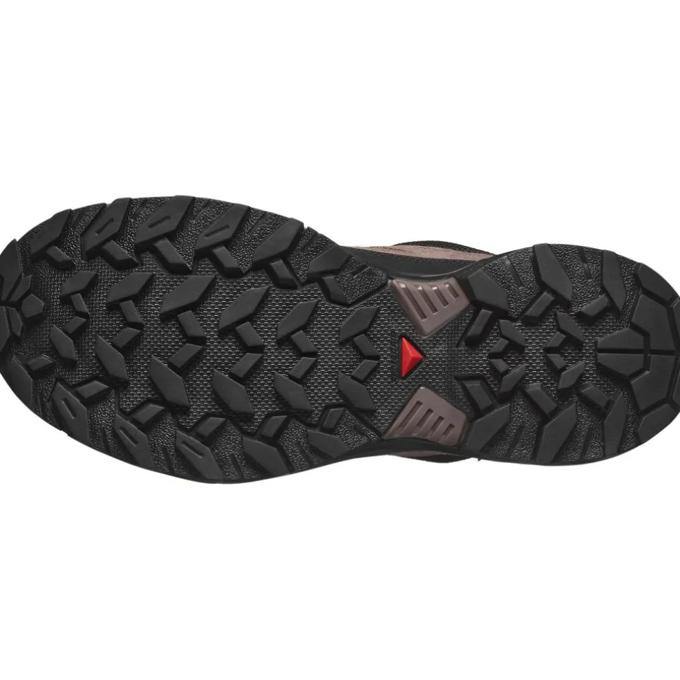 Salomon X ULTRA 360 LEATHER GORE-TEX wandelschoenen dames cognac peppercorn black