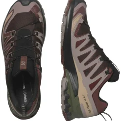 Salomon XA PRO 3D V9 GORE-TEX hardloopschoenen heren black coffee rum raisin olive night