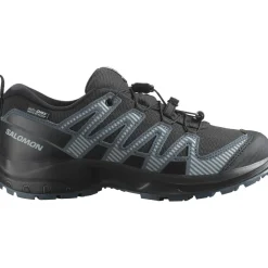 Salomon XA PRO V8 WATERPROOF wandelschoenen junior black turbulence quarry