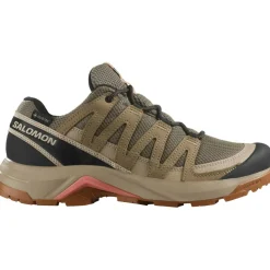Salomon X-ADVENTURE RECON GORE-TEX wandelschoenen dames falcon desert tan hyma pink