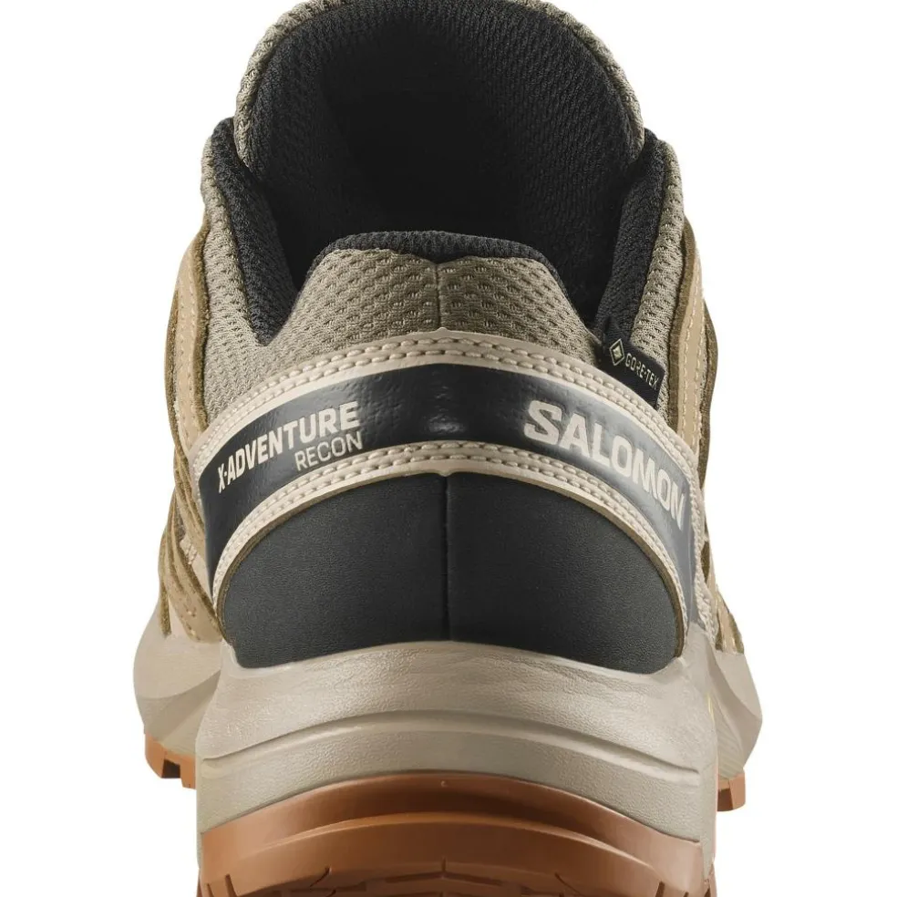 Salomon X-ADVENTURE RECON GORE-TEX wandelschoenen dames falcon desert tan hyma pink