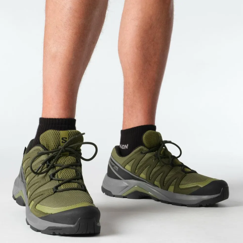 Salomon X-ADVENTURE RECON GORE-TEX wandelschoenen heren olive night martini pewter