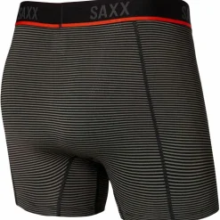 SAXX Kinetic mesh onderbroek heren grey feed stripe