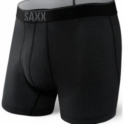 SAXX Quest QD mesh onderbroek heren black