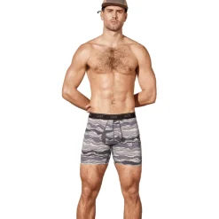 SAXX Quest Quick-Dry Mesh onderbroek heren lazy river-multi