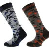 Sinner Camo skisokken junior 2-pack - EU 31 - 34