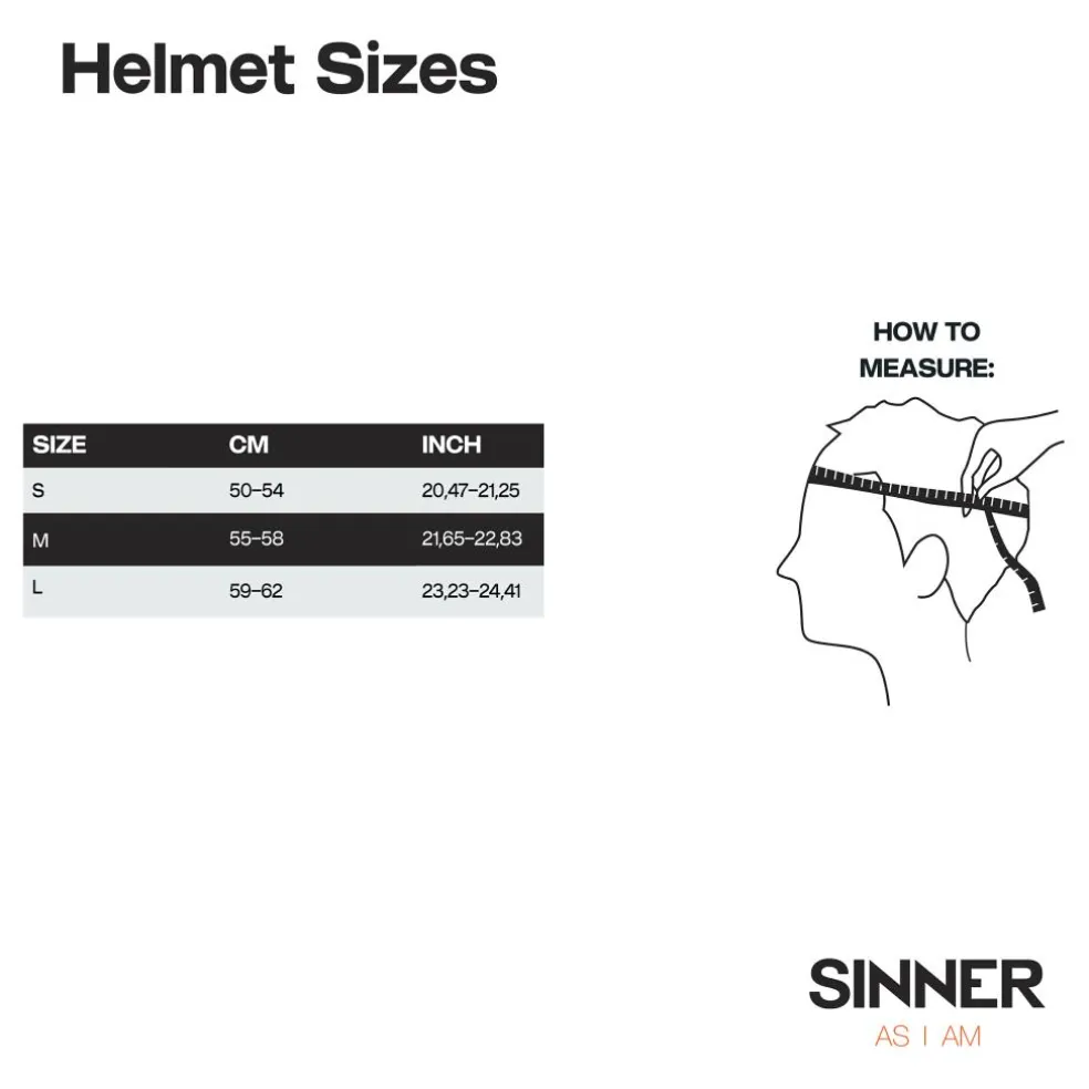 Sinner Combi-pack CREST skihelm met Toxic skibril black