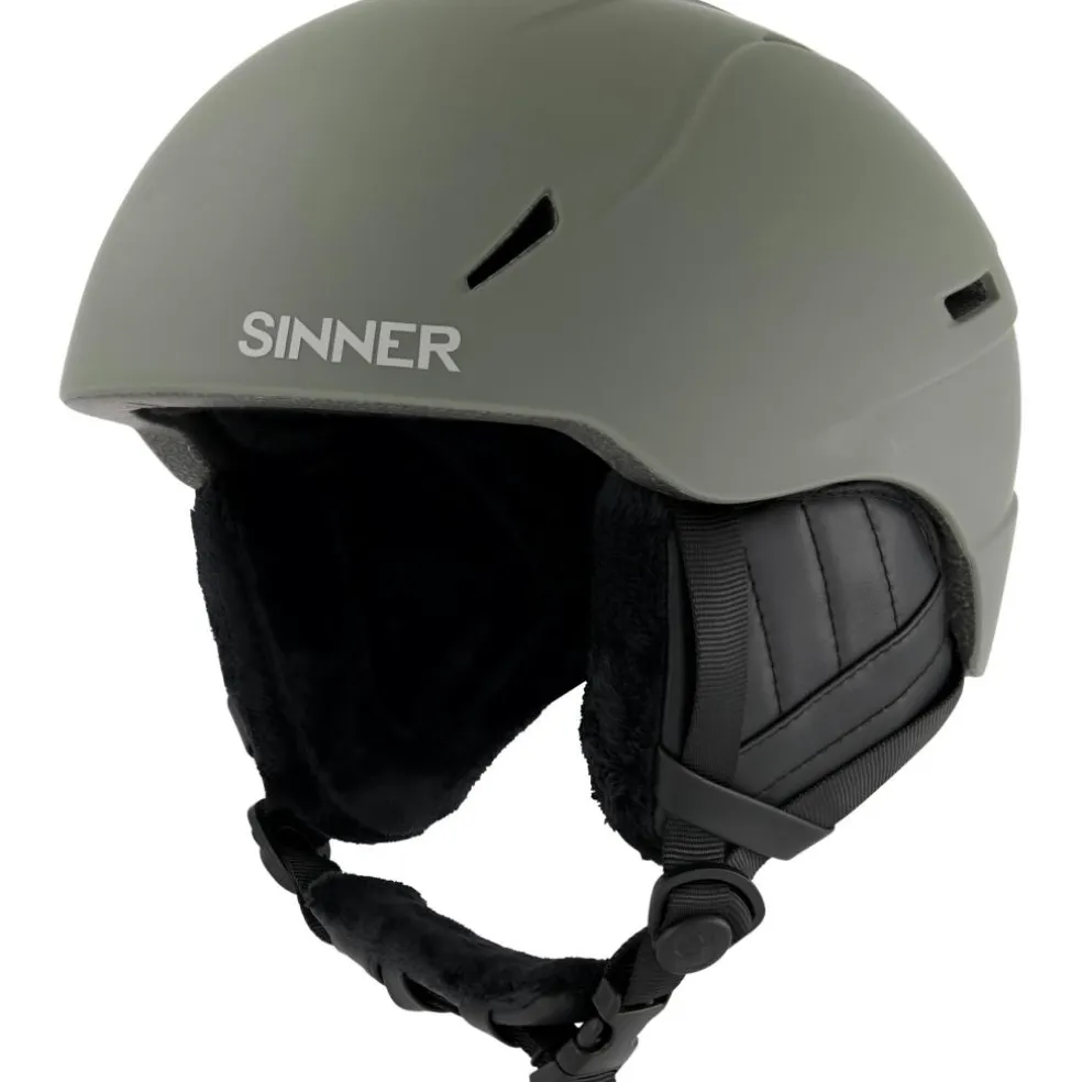 Sinner CREST skihelm moss green