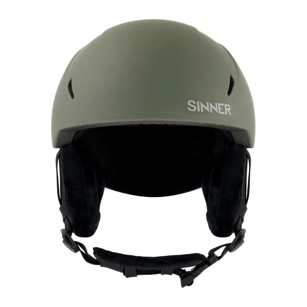 Sinner CREST skihelm moss green