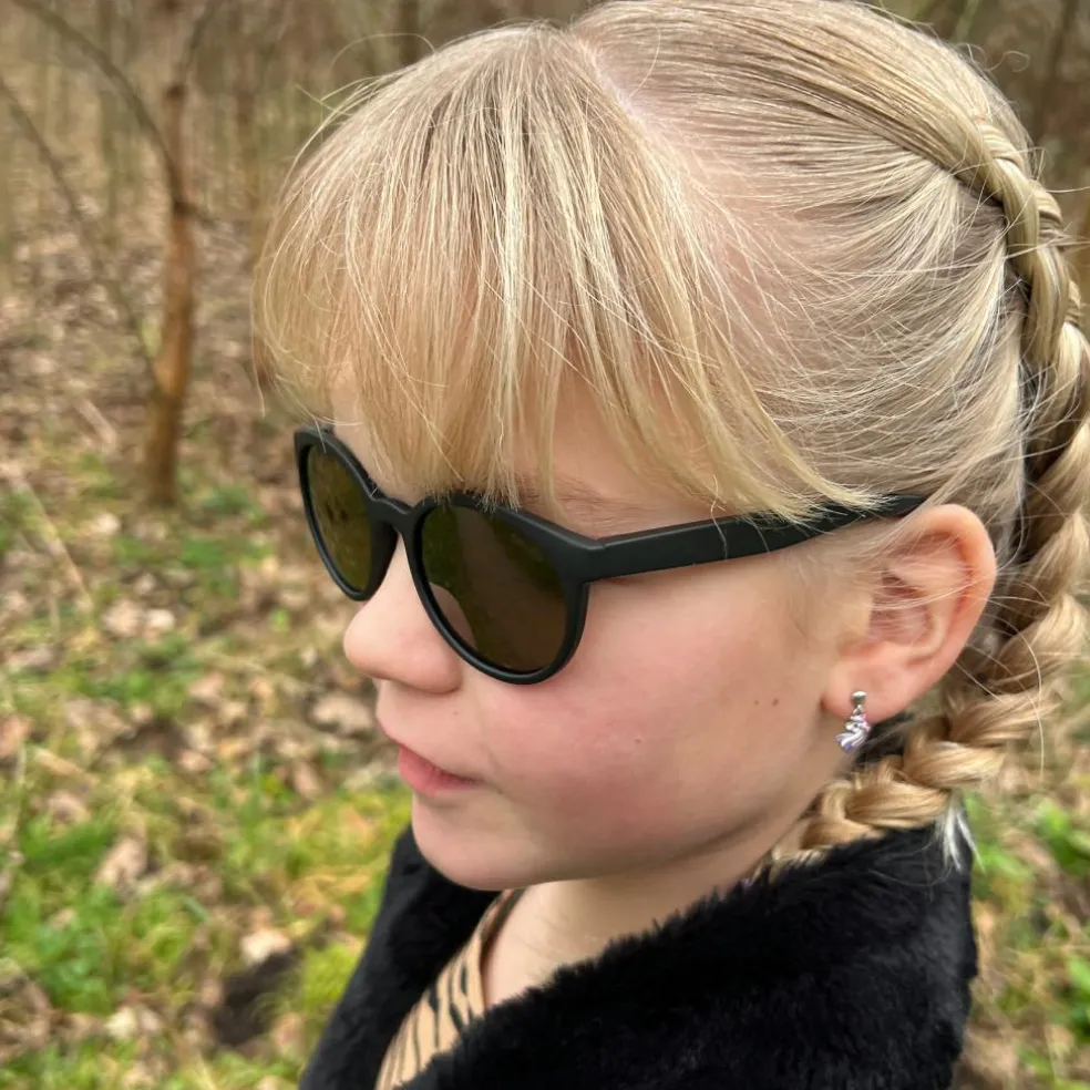 Sinner Kecil zonnebril junior smoke gold oil matte black