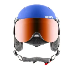 Sinner TYPHOON VISOR skihelm matte blue